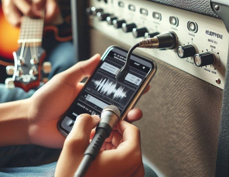 How To Record From Amplifier To Phone